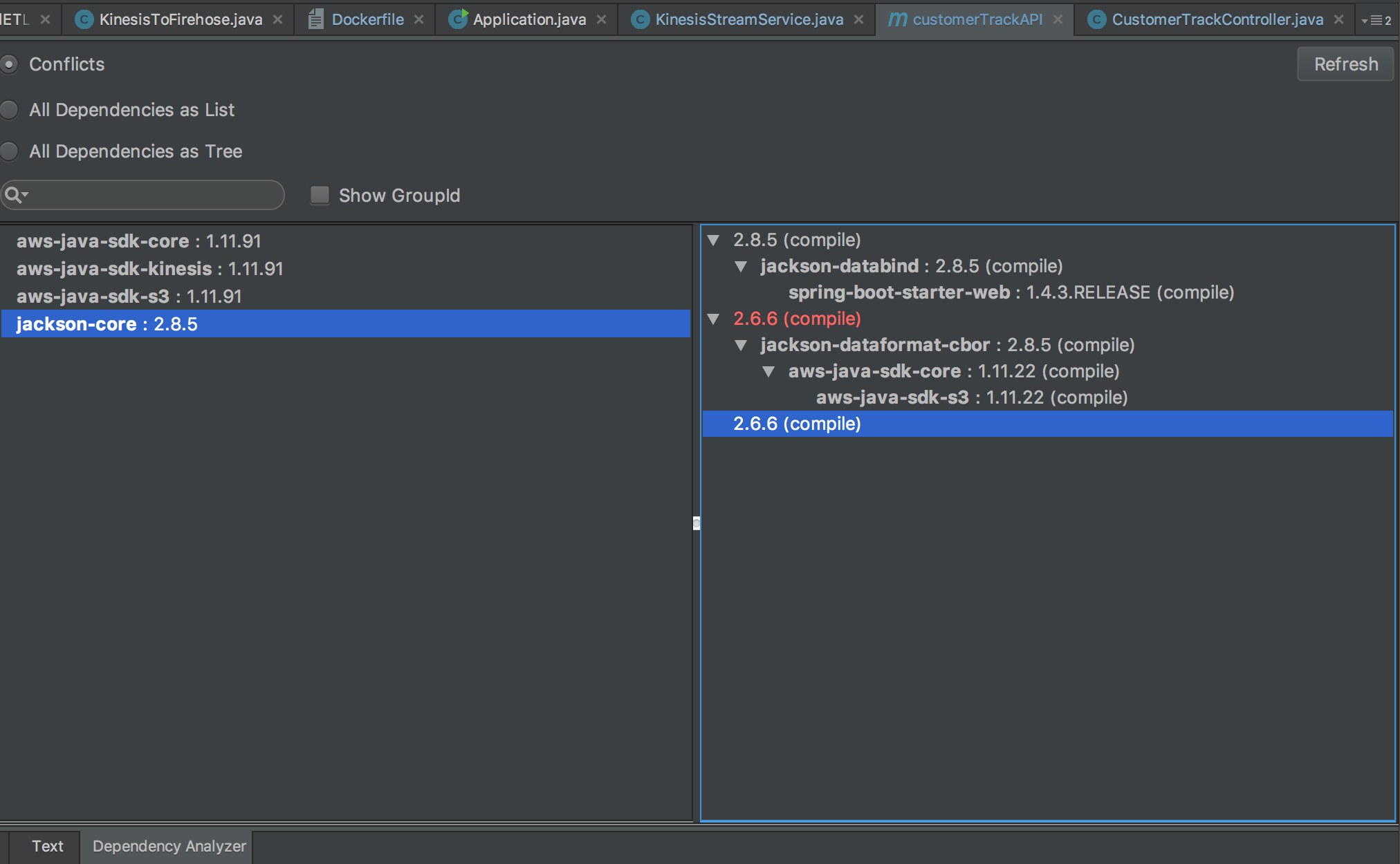 Jason4Zhu: Resolving Maven Dependency Conflict Problem In Intellij